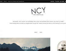 Tablet Screenshot of newcreativeyou.com
